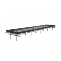 BOTANICARE SLIDE BENCH: 4FT WIDE x 100.5FT LONG x 20IN HIGH, TRILOCK