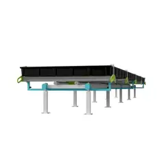 BOTANICARE SLIDE BENCH: 4FT WIDE x 14.5FT LONG x 20IN HIGH, TRILOCK