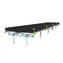 BOTANICARE SLIDE BENCH: 4FT WIDE x 14.5FT LONG x 20IN HIGH
