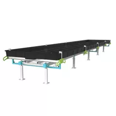 BOTANICARE SLIDE BENCH: 4FT WIDE x 17.5FT LONG x 30IN HIGH