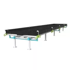 BOTANICARE SLIDE BENCH: 4FT WIDE x 23.5FT LONG x 30IN HIGH