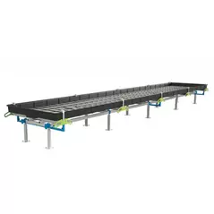 BOTANICARE SLIDE BENCH: 4FT WIDE x 30.5FT LONG x 12IN HIGH, TRILOCK