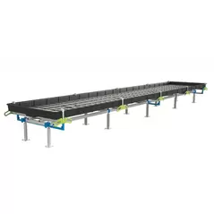 BOTANICARE SLIDE BENCH: 4FT WIDE x 29.5FT LONG x 30IN HIGH