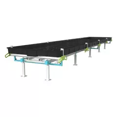 BOTANICARE SLIDE BENCH: 4FT WIDE x 32.5FT LONG x 30IN HIGH