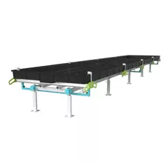 BOTANICARE SLIDE BENCH: 4FT WIDE x 32.5FT LONG x 20IN HIGH