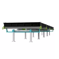 BOTANICARE SLIDE BENCH: 4FT WIDE x 22.5FT LONG x 12IN HIGH