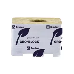 Grodan Pro Improved 6.5 Block, 4Inches x 4Inches x 2.5Inches, case of 216, Commercial