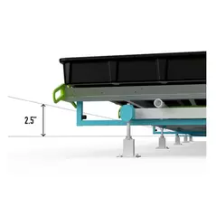 BOTANICARE SLIDE BENCH: 5FT WIDE x 23.5FT LONG x 20IN HIGH, TRILOCK