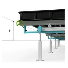 BOTANICARE SLIDE BENCH: 5FT WIDE x 15.5FT LONG x 20IN HIGH