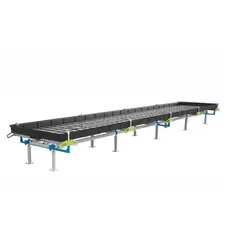 BOTANICARE SLIDE BENCH: 5FT WIDE x 24.5FT LONG x 12IN HIGH, TRILOCK