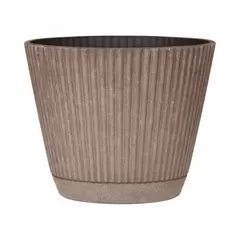 Husdon Planter With Saucer-5.4 Gal Husdon Planter With Saucer-5.4 Gal