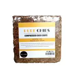 Pure Coco® Chips Compressed 4kg block - The Coco Depot