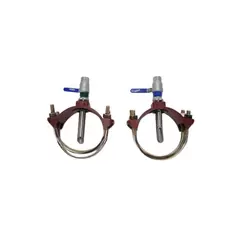 Saddle Kit Complete- 2 Saddles With Fittings, Clamps And Shut Off Valves