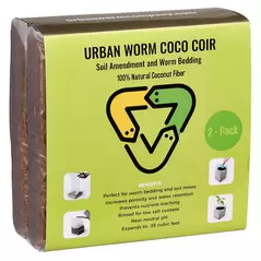 Urban Worm Coco Coir 1.4 Lb BlockUrban Worm Coco Coir 1.4 Lb Block
