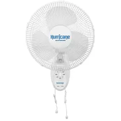 Supreme Oscillating Wall Mount Fan 12" - Hurricane®