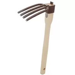 Steel 4-Prong Cultivator W/15-Inch Ash Handle