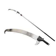 Telescopic Pole Saw With Pole - Extends 14.5-Feet