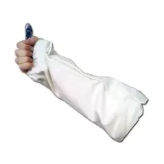 Nylon Fruit Picking Sleeves - 1-Pair White