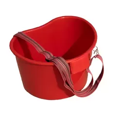 Picking Pail Bucket With Strap - 22-Quart-Red