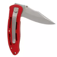 Deluxe Folding Pocket Knife with Straight Blade 3.25-Inch