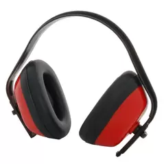 Standard Ear Muffs Red-Black