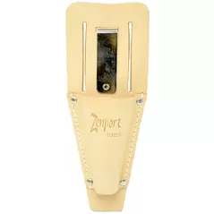 Leather Pruner Sheath With Belt Loop & Metal Clip - Narrow