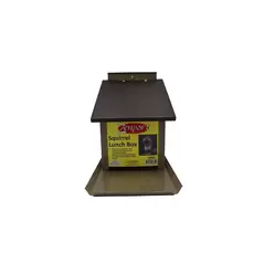 Squirrel Lunch Box Hopper Bird Feeder