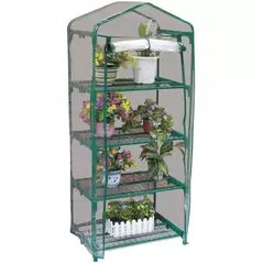 Vertical Greenhouse with Growing Rack-1.5'x2.5'x5'