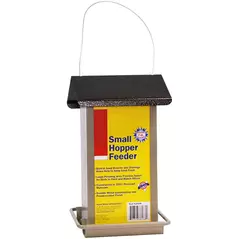 Small Hanging Metal Hopper Feeder