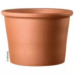 Deroma 8.98" Cylinder Pot Terra Cotta Case Pack