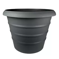 HC 12" Marina Planter Warm Gray