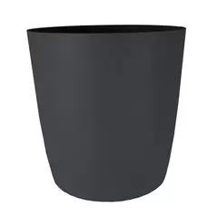 HC 12" Santa Fe Round Planter Black Sand