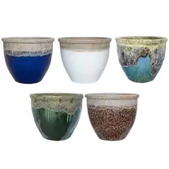 MCarr 54PC Flat Rim Pltr Plt Mixed Colors