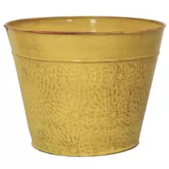Robert Allen 8" Cove Bowl Planter Sunflower