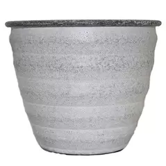 Robert Allen 8" Woodsdale Planter Dusted Pearl