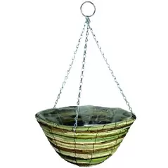 WSP 14" Mountain Leaves Hanging Basket