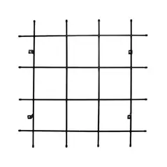 AGW UrbanGarden Small Wall Mount Trellis Matte Black