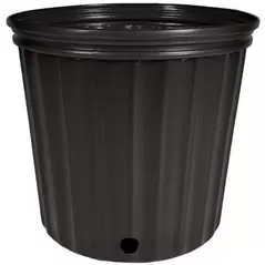 HC Dillen 3G 1000 Reg Nursery Pot BK, Blow Molded, Trade 3 Gallon, Black, 50 per Bundle, 88 Bundles per Pallet, 10.00in x 9.00in, 2.33Gal, 3Gallon