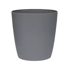 HC 12" Aria Round Planter Warm Gray