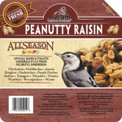 Heath Peanutty Raisin Suet Cake