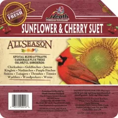 Heath Sunflower & Cherry Suet SUET CAKES 085199050016 8519905016 HEDD16 085199050166 40085199050164
