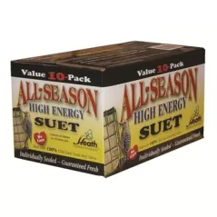 Heath 10pk 11.25oz Bird's Blend High Energy Suet Cake