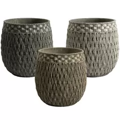 MCarr 24pc Seagrass Teardrop Planter Pallet Mixed