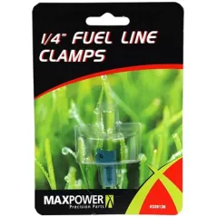 Maxpower 1/4" Fuel Line Clamp 2pk