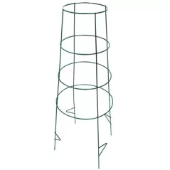 Midwest Wire Works 90pc 44" Heavy Duty Step Cage Green 4 Ring 4 Leg