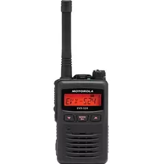 EVX-S24 BLACK 2 Watt Analog 3 Watt Digital, 256 Channel, Analog & Digital, UHF 403-470 MHz Display