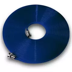 Plastair All Season Poly Flat Hose 15' Blue M/F