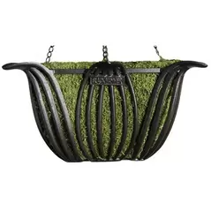 SuperMoss 12" Blackhammer Hanging Basket Leeds Square