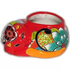 Talavera 9" Sleepy Cat Planter