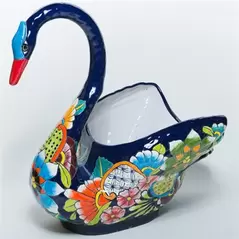 Talavera XLarge Swan Planter